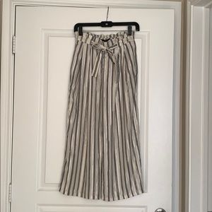 Zara stripped wide pants